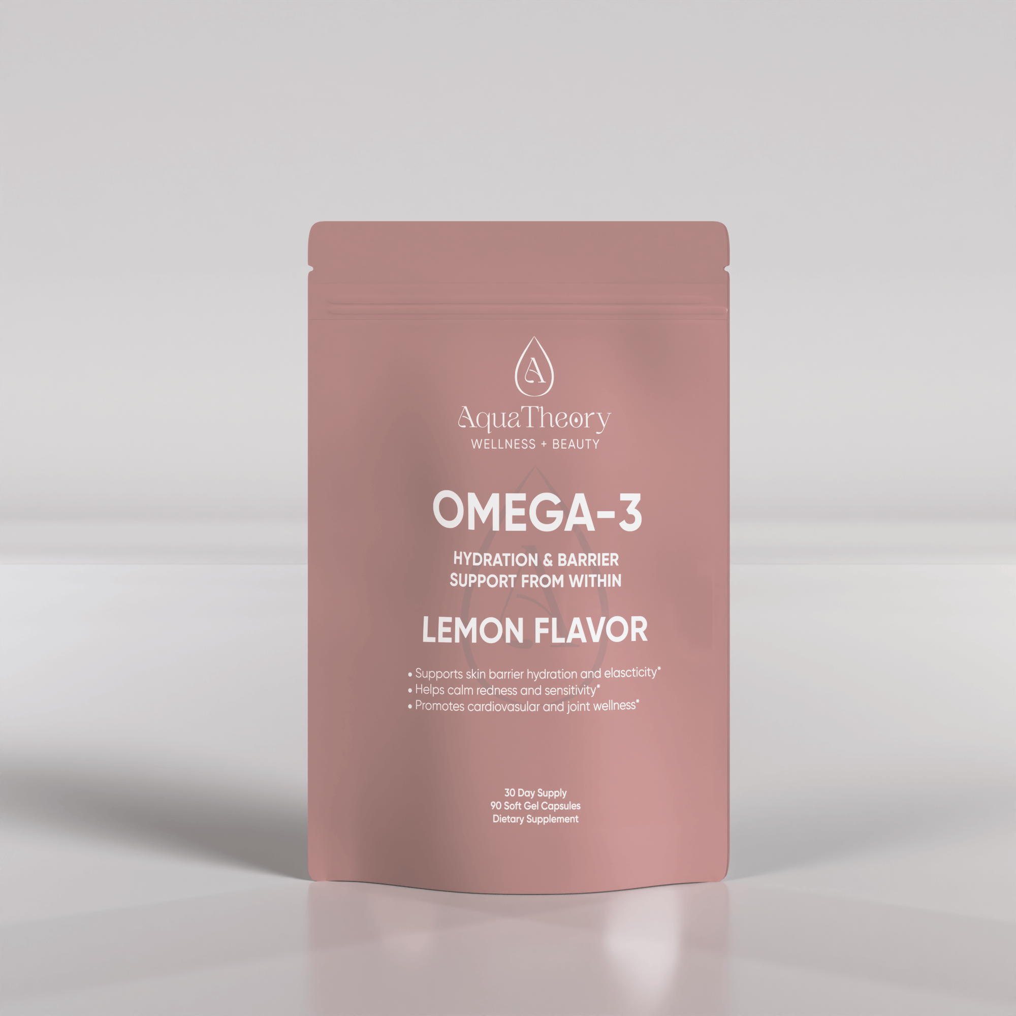 Omega-3 Gel Capsules (Lemon Flavor)