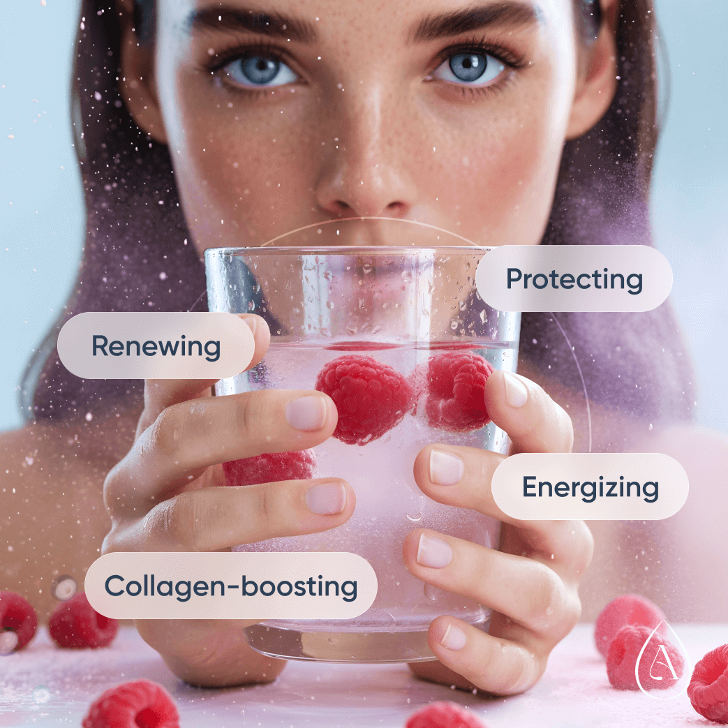 NAD+ Drink Powder Mix (Raspberry Flavor)